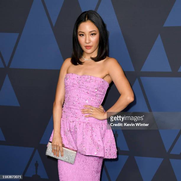 Constance Wu attends the Academy Of Motion Picture Arts And Sciences' 11th Annual Governors Awards at The Ray Dolby Ballroom at Hollywood & Highland...