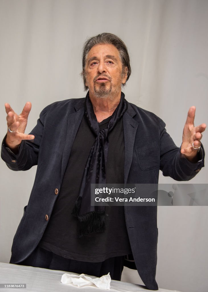 Al Pacino at "The Irishman" Press Conference at the Four Seasons