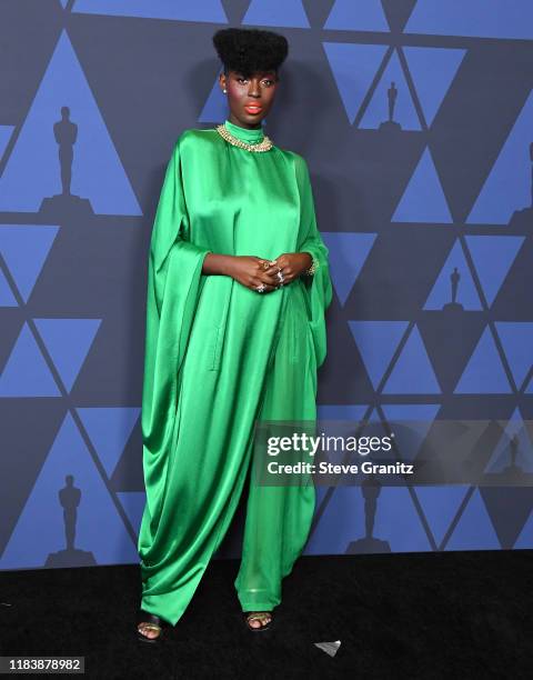 Jodie Turner-Smith arrives at the Academy Of Motion Picture Arts And Sciences' 11th Annual Governors Awards at The Ray Dolby Ballroom at Hollywood &...