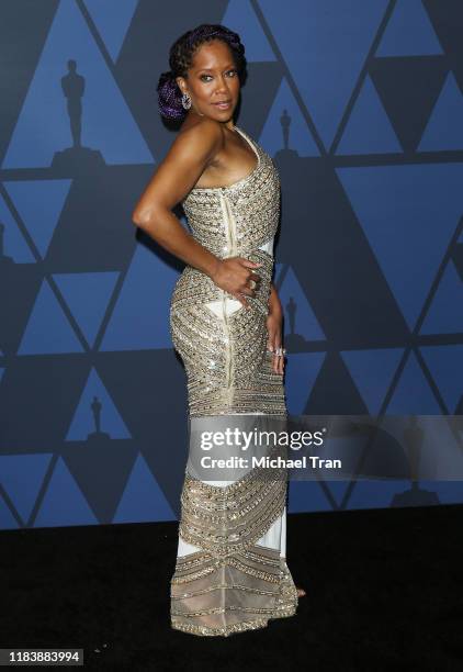 Regina King arrives to the Academy of Motion Picture Arts and Sciences' 11th Annual Governors Awards held at The Ray Dolby Ballroom at Hollywood &...