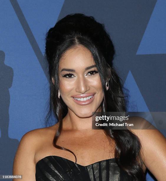 Orianka Kilcher arrives to the Academy of Motion Picture Arts and Sciences' 11th Annual Governors Awards held at The Ray Dolby Ballroom at Hollywood...