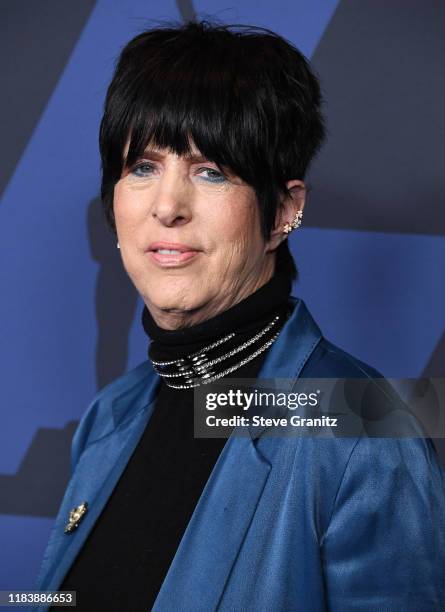Diane Warren arrives at the Academy Of Motion Picture Arts And Sciences' 11th Annual Governors Awards at The Ray Dolby Ballroom at Hollywood &...