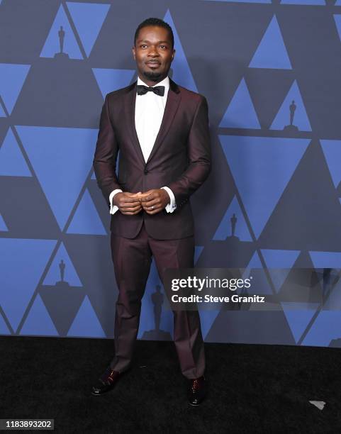 David Oyelowo arrives at the Academy Of Motion Picture Arts And Sciences' 11th Annual Governors Awards at The Ray Dolby Ballroom at Hollywood &...