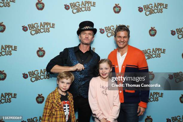 Neil Patrick Harris and David Burtka attend the Opening Night of Big Apple Circus at Lincoln Center with Celebrity Ringmaster Neil Patrick Harris on...