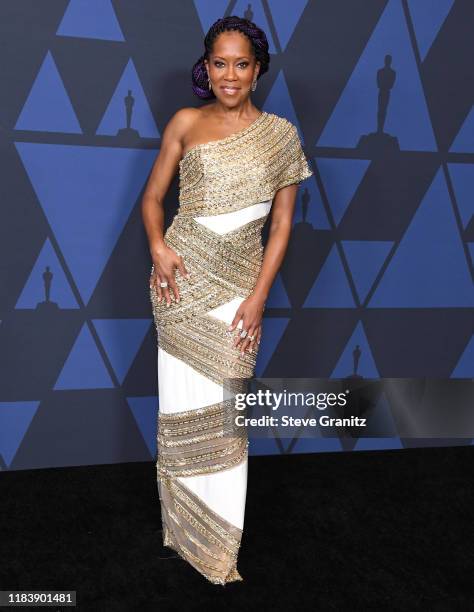 Regina King arrives at the Academy Of Motion Picture Arts And Sciences' 11th Annual Governors Awards at The Ray Dolby Ballroom at Hollywood &...