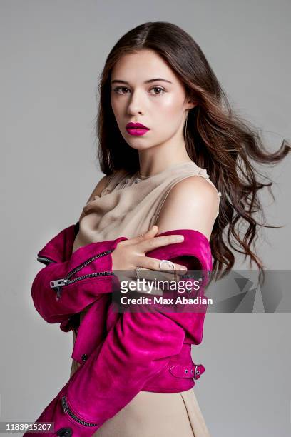 Actress Nicole Maines is photographed for Shape Magazine on June 17, 2019 in Los Angeles, California. PUBLISHED IMAGE.