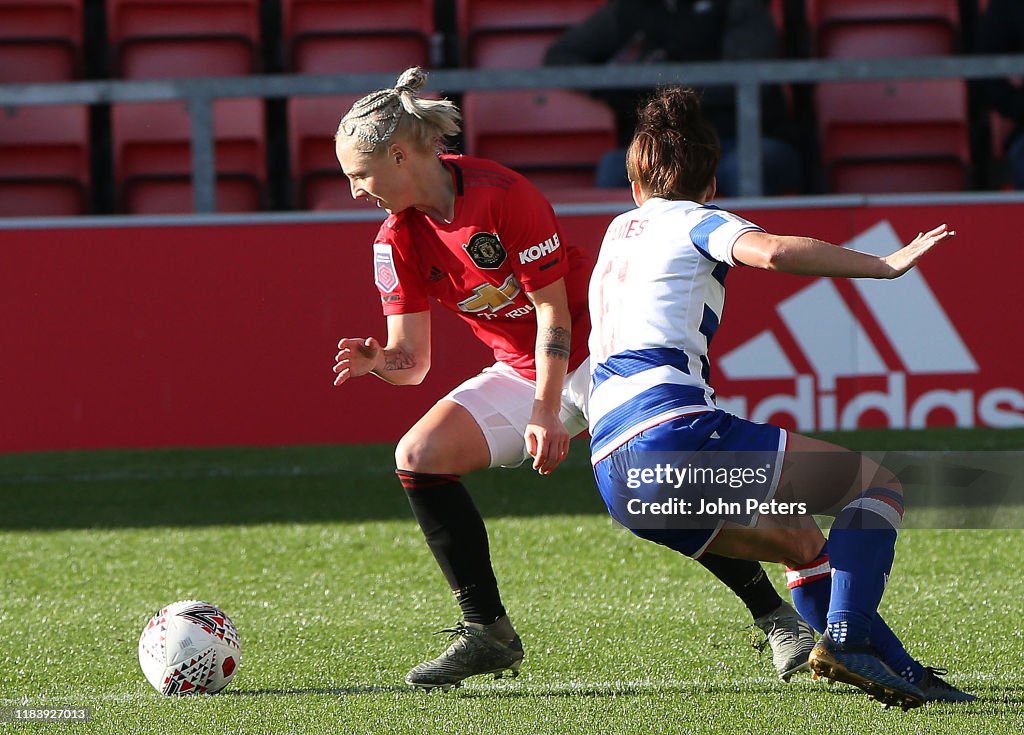 Manchester United v Reading - Barclays FA Women's Super League