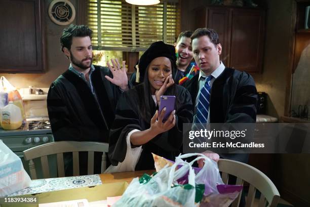 Are You the Mole?" - On the eve of graduation, Oliver gifts Connor, Michaela and Asher something unexpected. At the dean's cocktail party, Annalise...