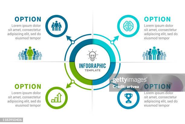 illustrazioni stock, clip art, cartoni animati e icone di tendenza di elementi infografici - supporti visivi