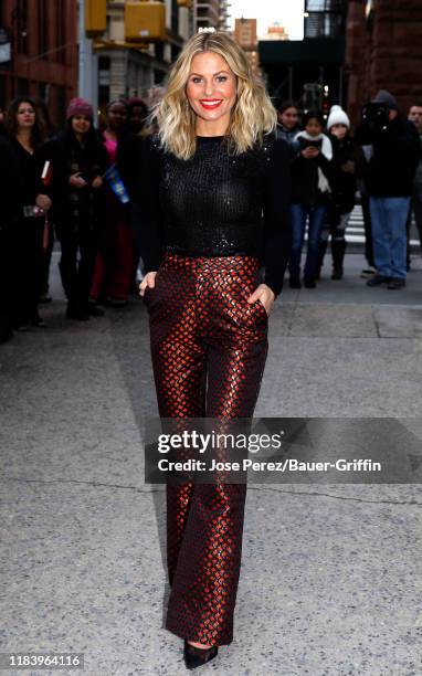 Candace Cameron-Bure is seen outside the Build Studio on November 22, 2019 in New York City.