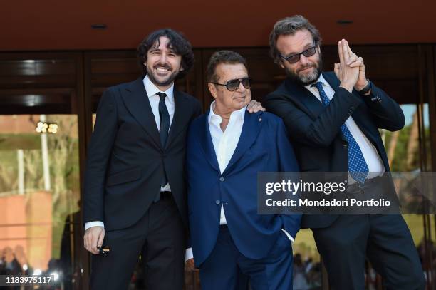 Simone Isola, Vittorio Cecchi Gori, Marco Spagnoli at Rome Film Fest 2019. Rome , October 26th, 2019