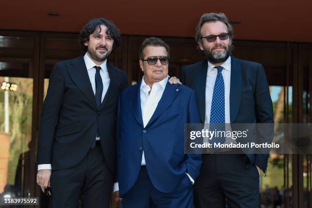 Simone Isola, Vittorio Cecchi Gori, Marco Spagnoli at Rome Film Fest 2019. Rome , October 26th, 2019