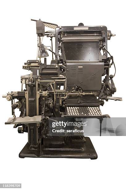 alten linotype - linotype stock-fotos und bilder