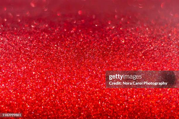 red glitter christmas background - red glitter stock-fotos und bilder