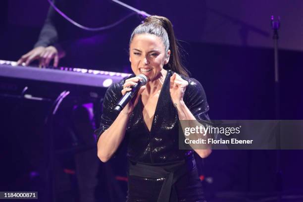 Melanie Jayne Chisholm attends the German Sustainability Award at Maritim Hotel on November 22, 2019 in Duesseldorf, Germany.