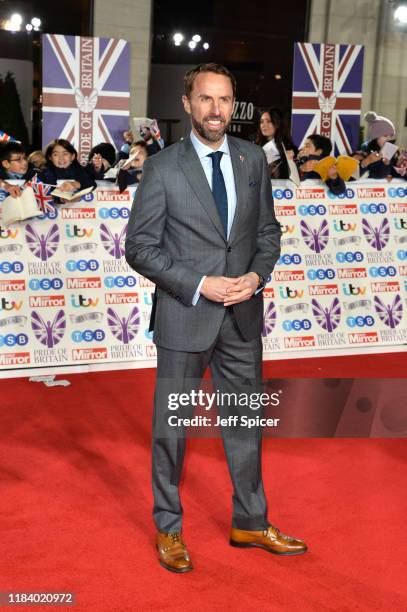 Gareth Southgate attends Pride Of Britain Awards 2019 at The Grosvenor House Hotel on October 28, 2019 in London, England.