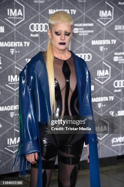 Canadian singer and music producer Peaches attends the International Music Awards at Verti Music Hall on November 22, 2019 in Berlin, Germany.