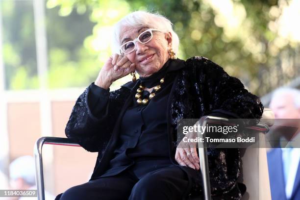 Lina Wertmuller Honored With A Star On The Hollywood Walk Of Fame on October 28, 2019 in Hollywood, California.