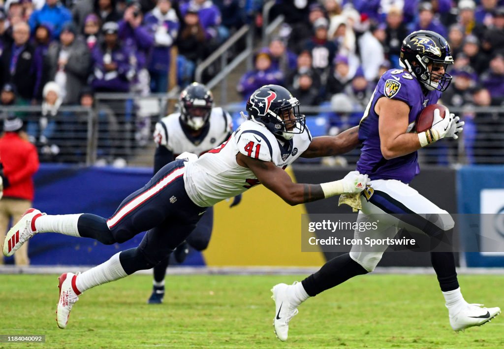 NFL: NOV 17 Texans at Ravens