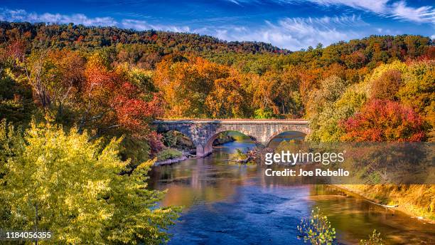 great cacapon railroad bridge - wv stock pictures, royalty-free photos & images
