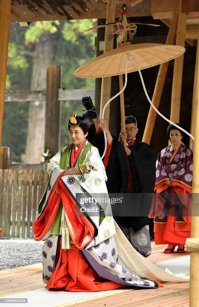 JAPAN-ROYALS-CEREMONY-EMPEROR