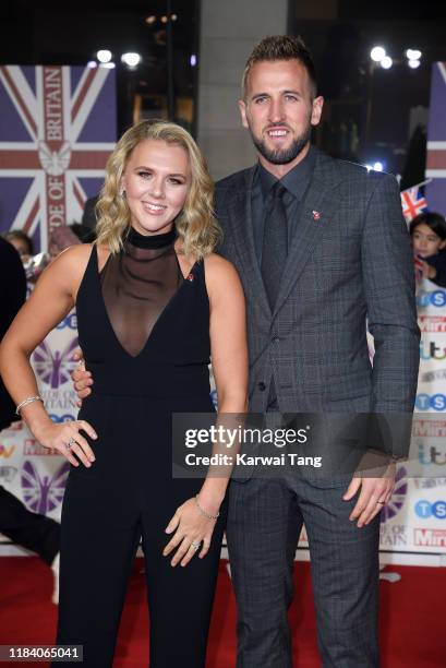 Katie Goodland and Harry Kane attend the Pride Of Britain Awards 2019 at The Grosvenor House Hotel on October 28, 2019 in London, England.