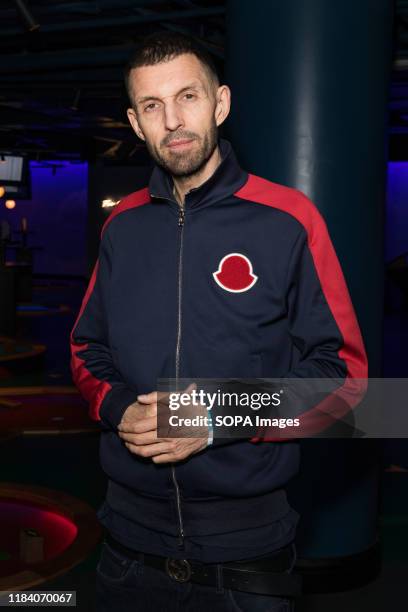 Tim Westwood attends the launch of Puttshack, Bank in London.