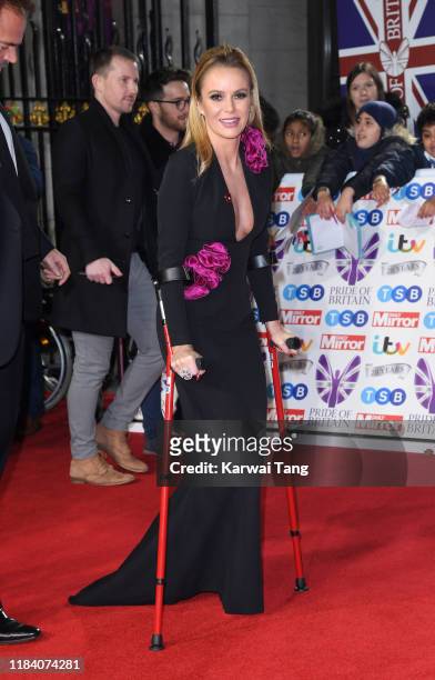 Amanda Holden attends the Pride Of Britain Awards 2019 at The Grosvenor House Hotel on October 28, 2019 in London, England.