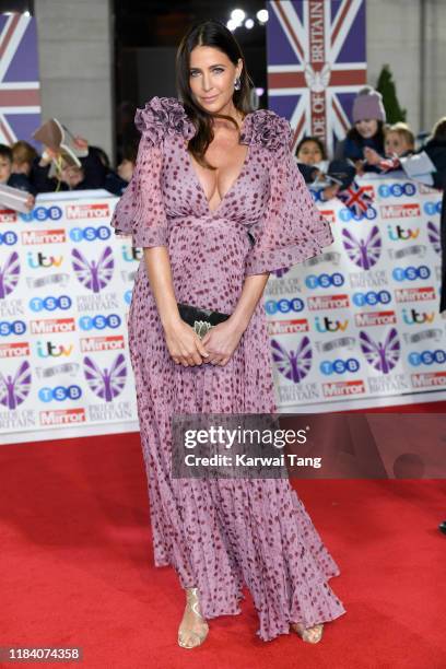 Lisa Snowdon attends the Pride Of Britain Awards 2019 at The Grosvenor House Hotel on October 28, 2019 in London, England.