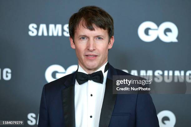 James Blunt attends the GQ Men Of The Year Awards 2019 photocall at The Westin Palace Hotel in Madrid, Spain on Nov 21, 2019