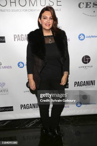 Patricia Leonard attends PAGANINI HONORS PAGANINI, A Tribute To Niccolo Paganini By Maria Elena Paganini on October 28, 2019 in New York City.