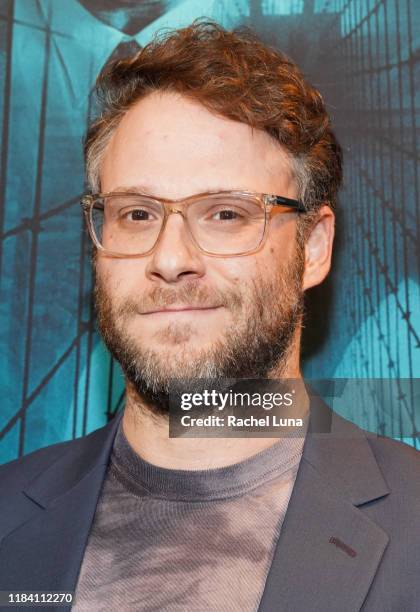 Seth Rogen attends the premiere of Warner Bros Pictures' "Motherless Brooklyn" on October 28, 2019 in Los Angeles, California.