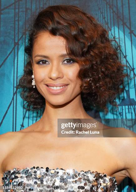 Gugu Mbatha-Raw attends the premiere of Warner Bros Pictures' "Motherless Brooklyn" on October 28, 2019 in Los Angeles, California.