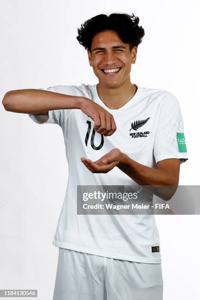 Marko Stamenic poses during the U17 New Zealand team presentation on October 23, 2019 in Brasilia, Brazil.