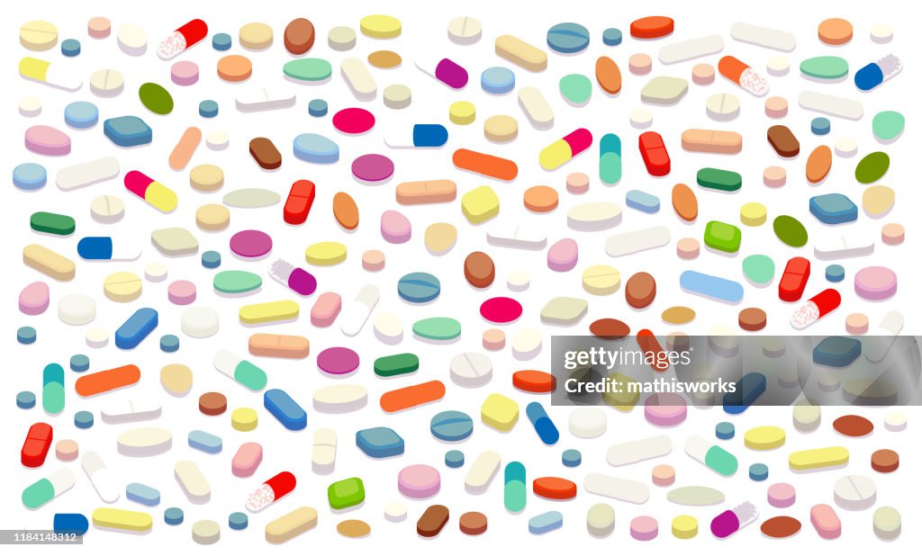 Pills vector illustration