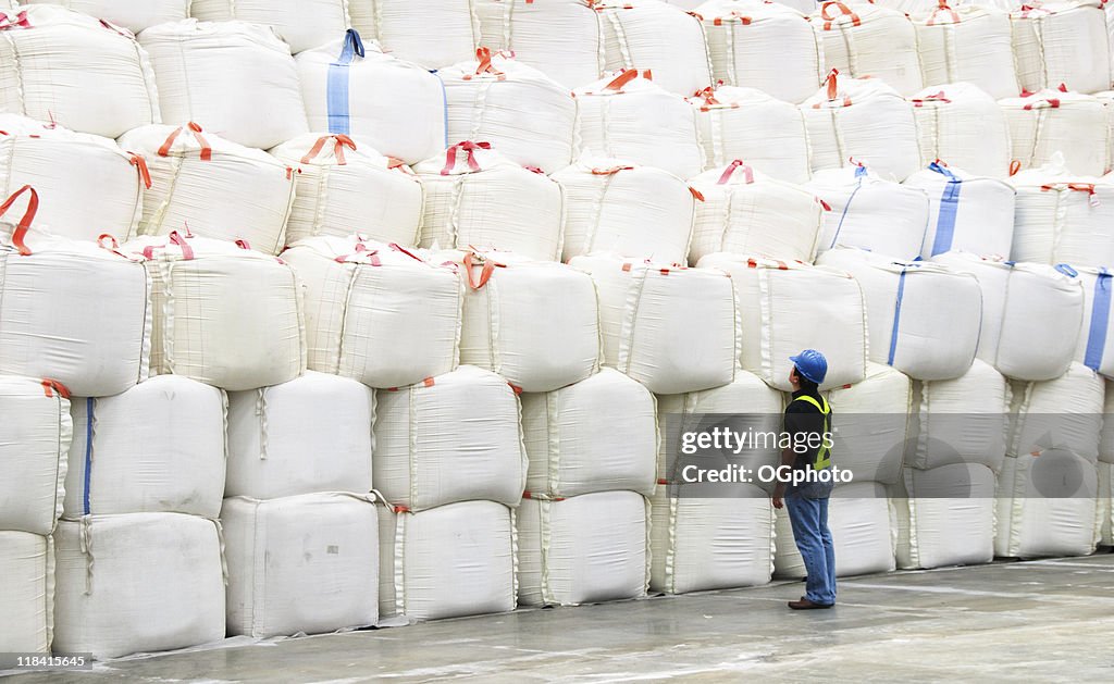 Sak Stacking Stacks Of Sacks High-Res Stock Photo - Getty Images