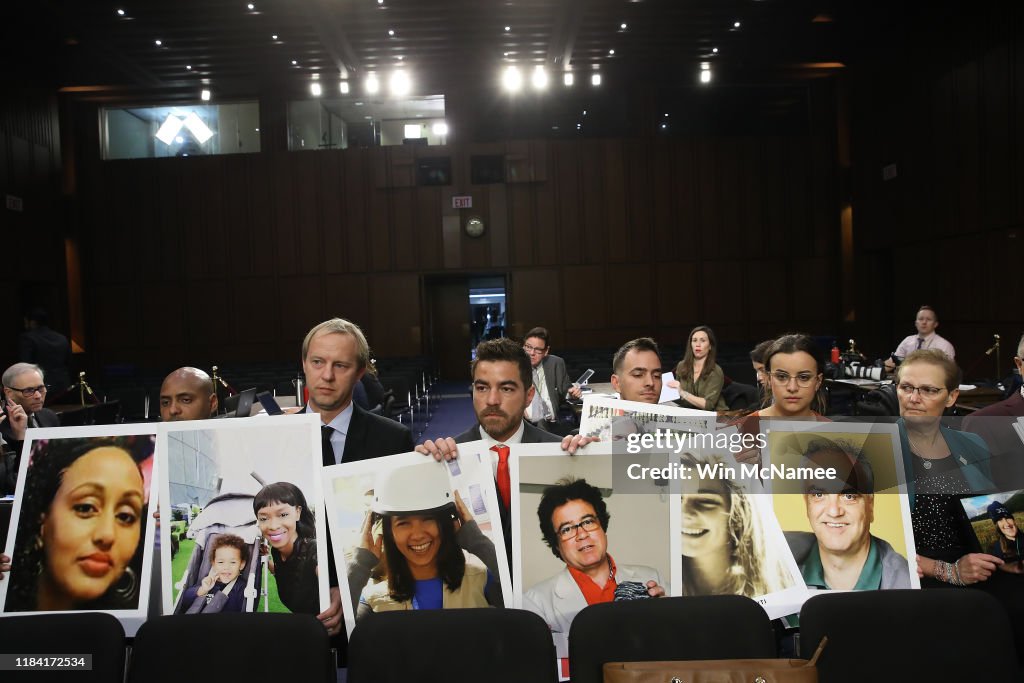 Boeing CEO Dennis Muilenburg Testifies Before Senate Committee On 737 Max Jets