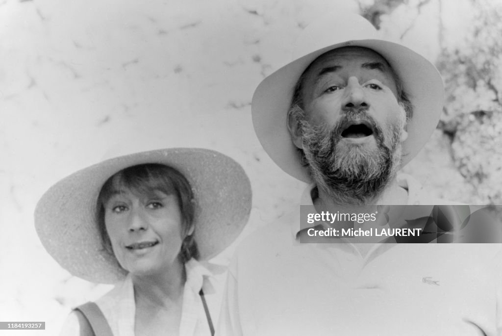 Philippe Noiret et Annie Girardot en 1979