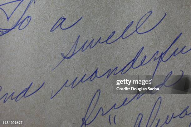 Old Cursive Labels Old Cursive Alphabet Photos and Premium High Res Pictures - Getty Images