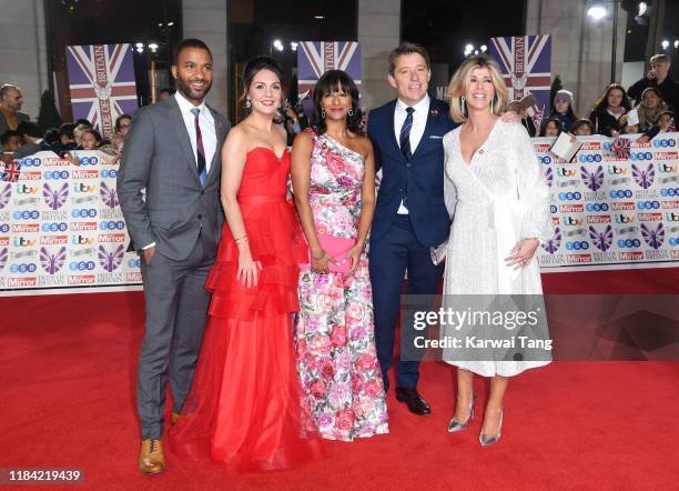 Sean Fletcher, Laura Tobin, Ranvir Singh, Ben Shepard and Kate Garraway attend the Pride Of Britain Awards 2019 at The Grosvenor House Hotel on...