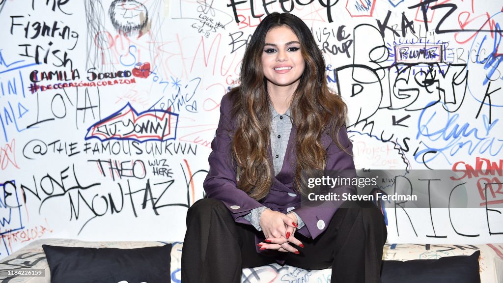 Selena Gomez Visits Music Choice