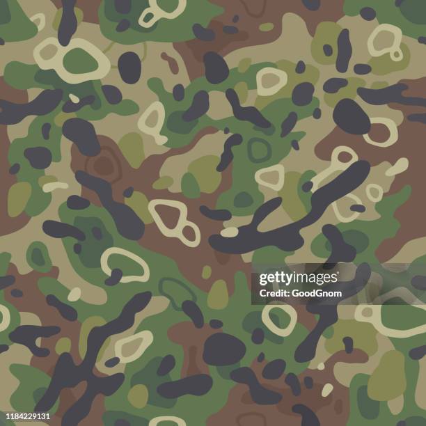 camo forest seamless - membrane stock illustrations