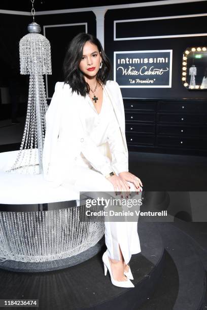 Bruna Marquezine attends the White Cabaret "La Premiére" - Intimissimi Show on October 29, 2019 in Verona, Italy.