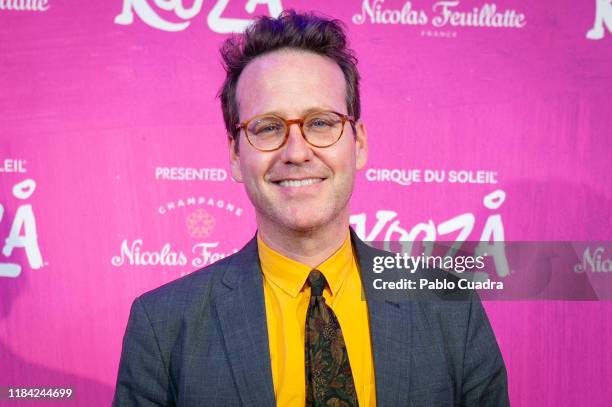 Spanish comedian Joaquin Reyes attends the Cirque Du Soleil 'Kooza' premiere on October 29, 2019 in Madrid, Spain.