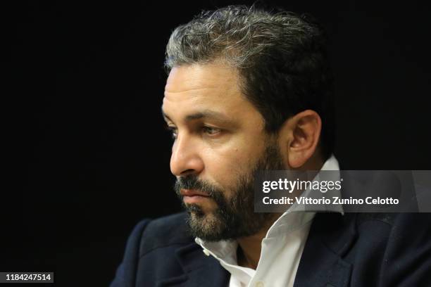 Jean Rachid Kallouche attends the press conference of 'La vie scolaire' during the France Odeon festival on October 29, 2019 in Florence, Italy.