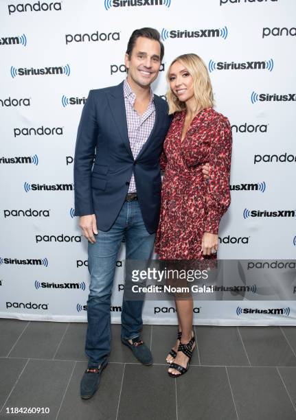 Bill Rancic and Giuliana Rancic visit the SiriusXM Studios on October 29, 2019 in New York City.
