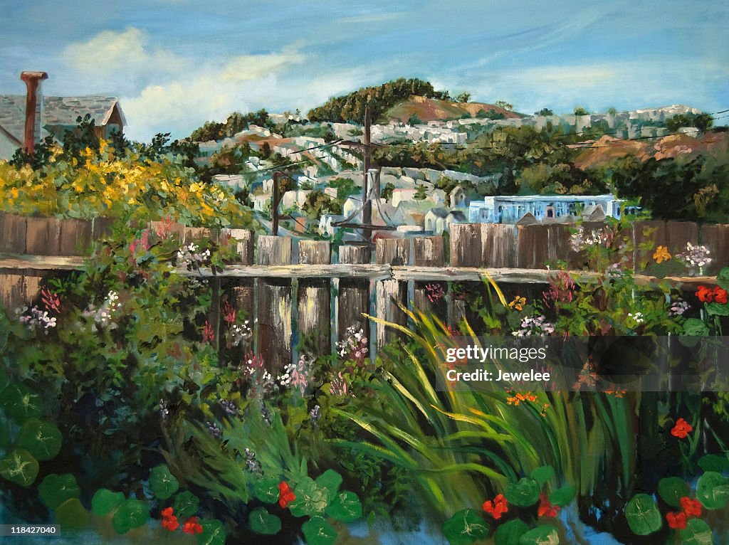 Backyard View of San Francisco