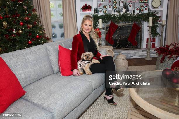 Actress Crystal Hunt visits Hallmark Channel's "Home & Family" at Universal Studios Hollywood on October 29, 2019 in Universal City, California.