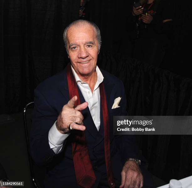 Tony Sirico attends SopranosCon 2019 at Meadowlands Exposition Center on November 23, 2019 in Secaucus, New Jersey.