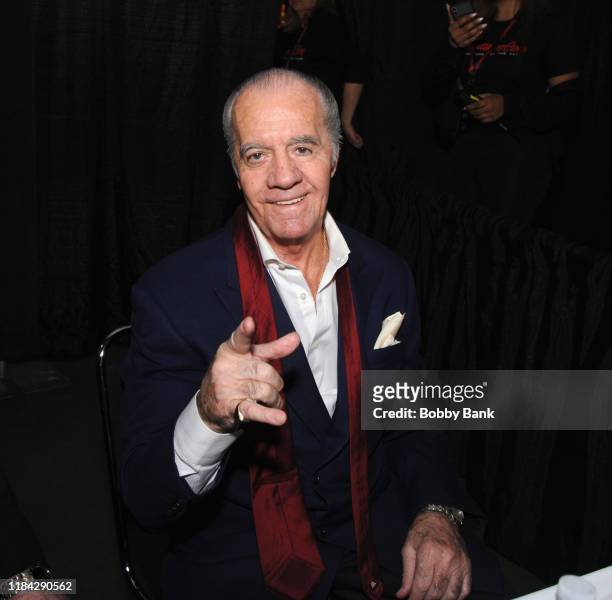 Tony Sirico attends SopranosCon 2019 at Meadowlands Exposition Center on November 23, 2019 in Secaucus, New Jersey.